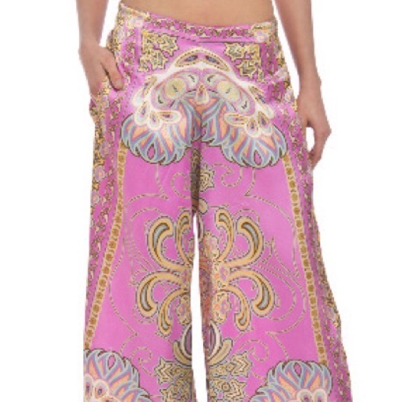 Violet Wide Leg Pants - Picture 2 of 4